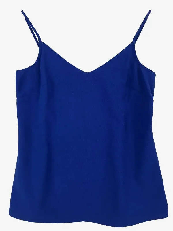 Cue Electric Blue Spaghetti Strap Top Size 8 Business