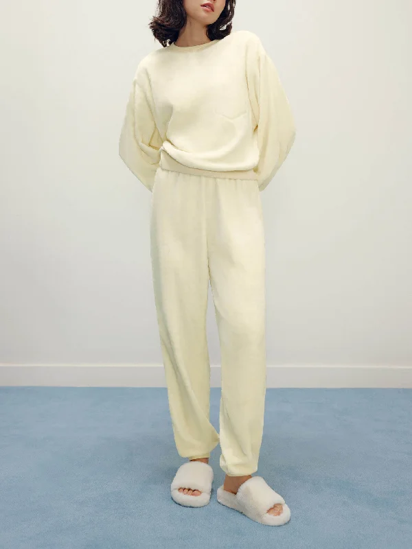 Classic Cozy Fleece Pajama Top 2.0 Stylish Women's Tropical 