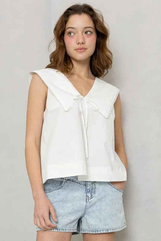 All aboard lace trim top Youthful Women's Pop