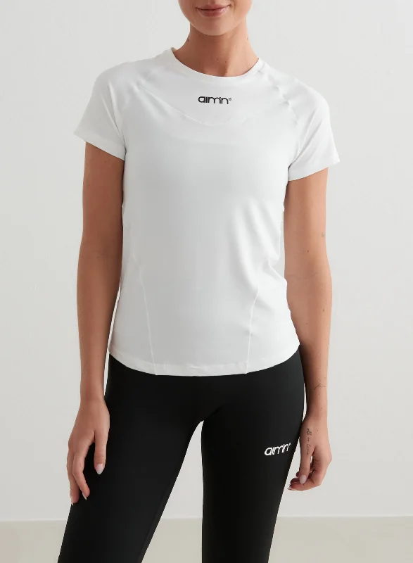 White Soft Basic Short Sleeve Earthy Women's 
