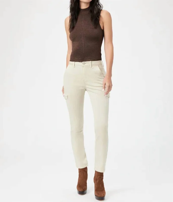 Jolie Cargo Pant In Sand Earthy Women's Hemp - based