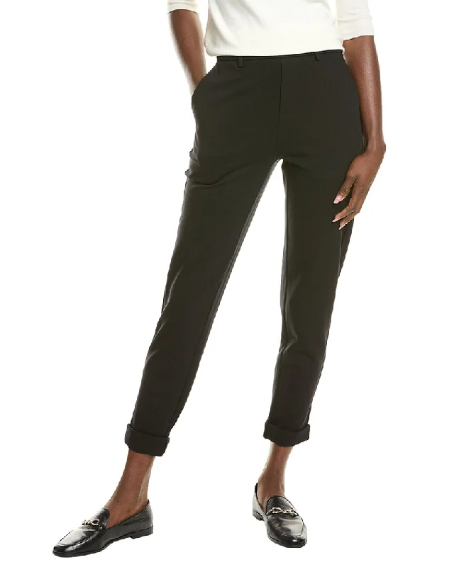 Splendid Wool-Blend Trouser Dapper Women's Bow - adorned