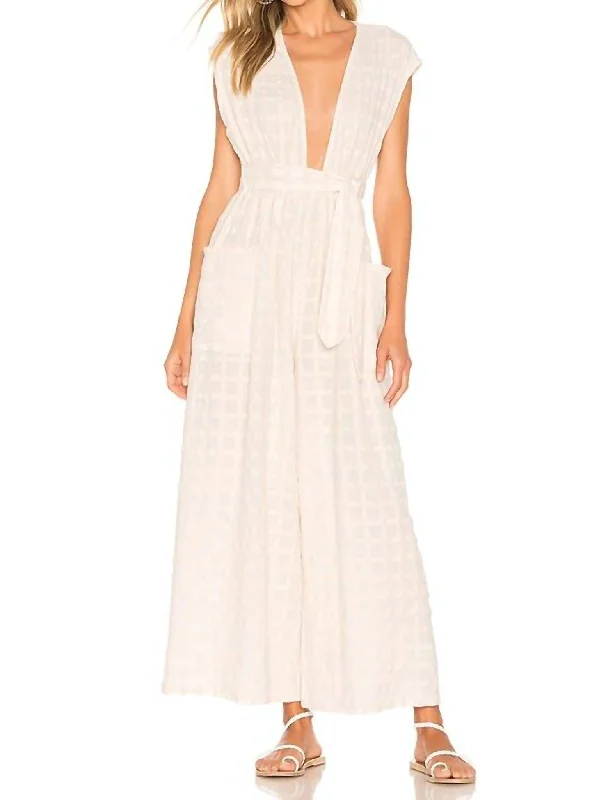 Whitney Jumpsuit In Wht Sand Hip Women's Urban
