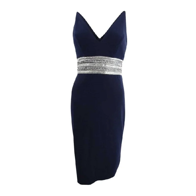 Xscape Women's Embellished Sheath Dress