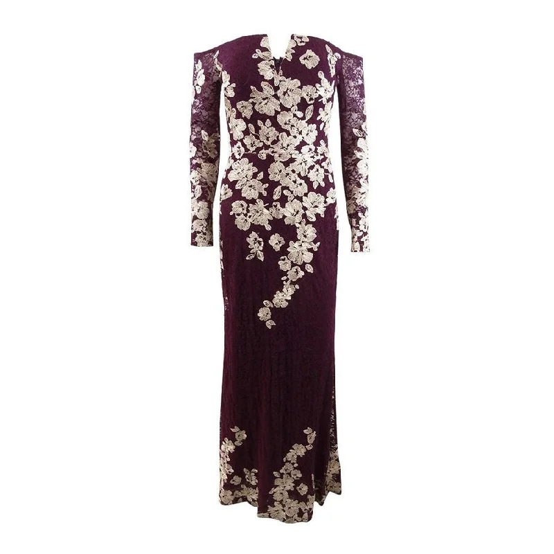 Xscape Women's Lace-Embroidered Gown