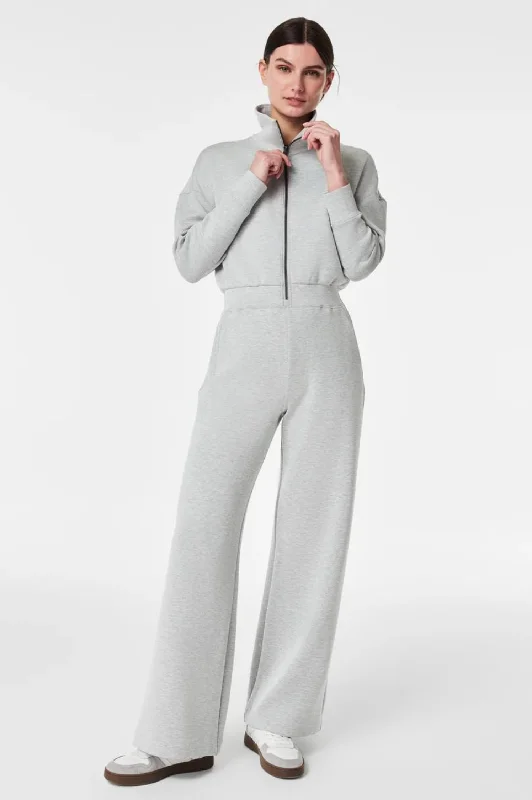 Airessentials Long Sleeve Wide Leg Jumpsuit Women