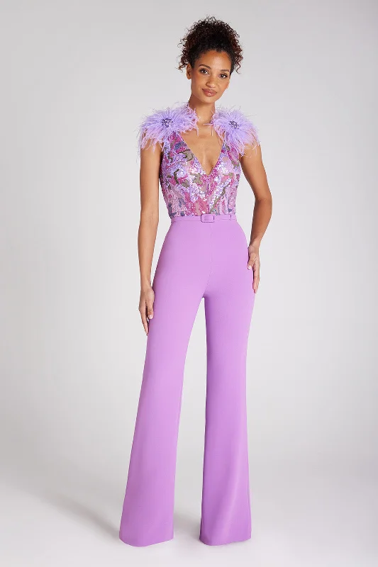 Alicia Purple Jumpsuit Tough Women's Military - inspired