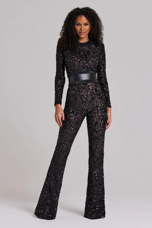 Bella Black Dark Nude Jumpsuit Earthy Women's 