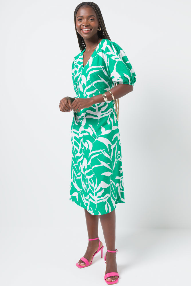 Belted Tiered Midi Dress Green Cozy Women's Sherpa - lined
