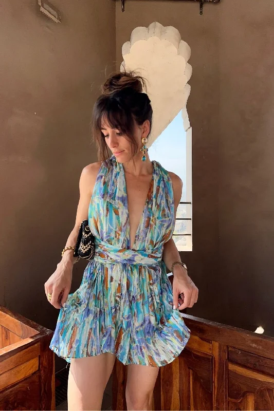 Bora Bora Abstract Romper Confident Women's High - fashion