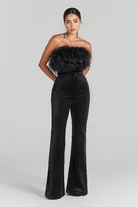 Colette Black Jumpsuit Luxurious Women's High -  end