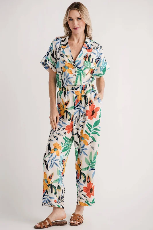 Eesome Floral Print Jumpsuit Street