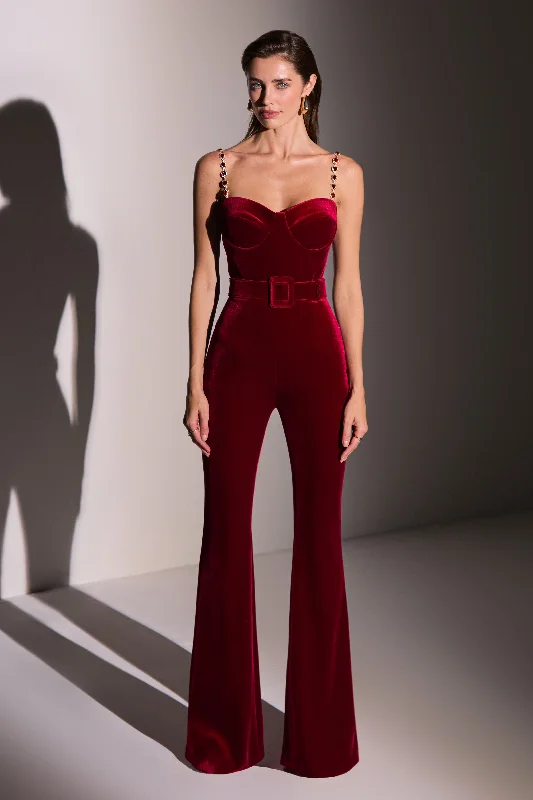 Harley Red Jumpsuit garde