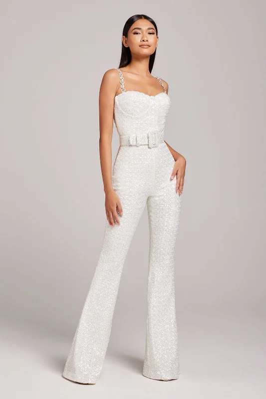 Lucinda White Jumpsuit Feminine Women's Style 