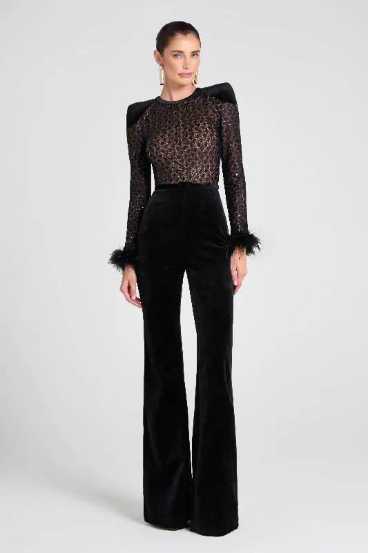 Monique Black Jumpsuit French