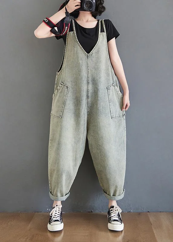 Organic Denim Light Blue Casual Pants Plus Size Spring Jumpsuit Pants Unique Women's Upcycled Organic Denim Light Blue Casual Pants Plus Size Spring Jumpsuit Pants Unique Women's Upcycled