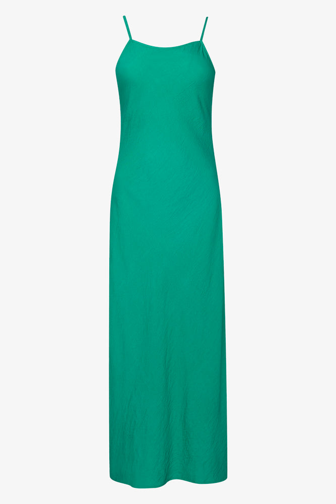 Strappy Column Dress Green Preppy Women's College