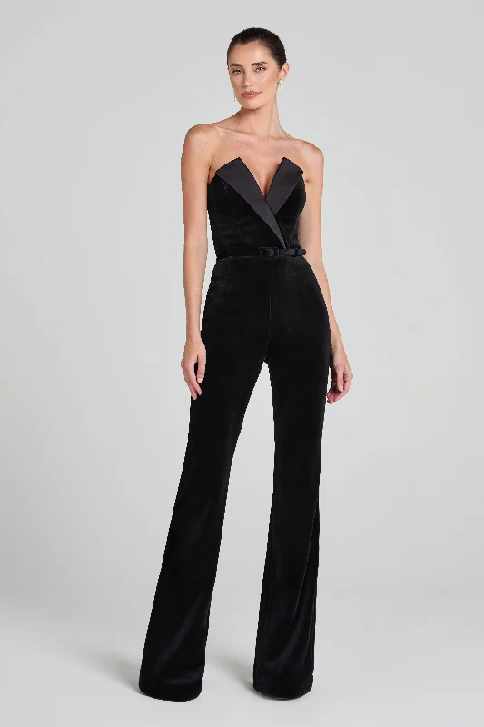 Vivianne Black Jumpsuit Cozy Women's Winter